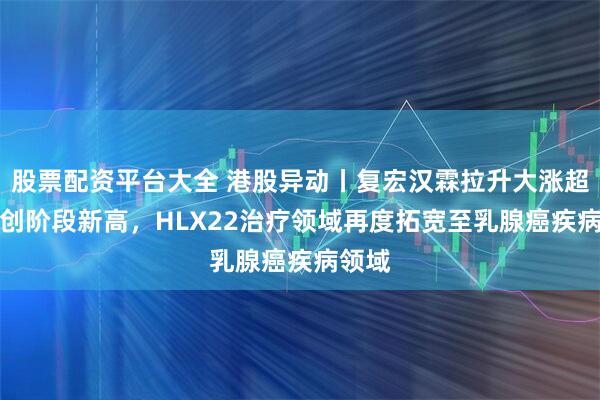 股票配资平台大全 港股异动丨复宏汉霖拉升大涨超15%创阶段新高，HLX22治疗领域再度拓宽至乳腺癌疾病领域