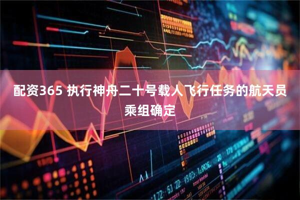 配资365 执行神舟二十号载人飞行任务的航天员乘组确定