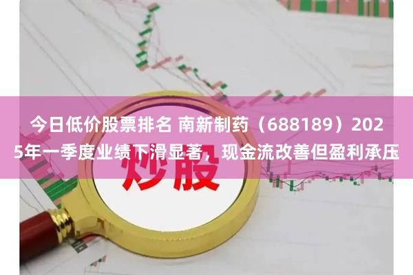 今日低价股票排名 南新制药（688189）2025年一季度业绩下滑显著，现金流改善但盈利承压