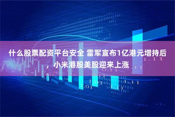 什么股票配资平台安全 雷军宣布1亿港元增持后，小米港股美股迎来上涨